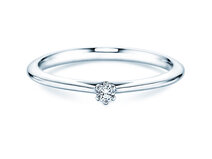 Verlobungsring Heaven 6 in Silber 925/- mit Diamant 0,05ct G/SI