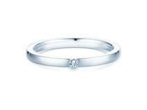 Verlobungsring Infinity in Silber 925/- mit Diamant 0,05ct