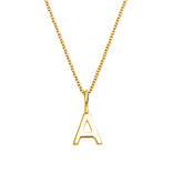 Buchstaben-Anhänger Classic in 14K Gelbgold