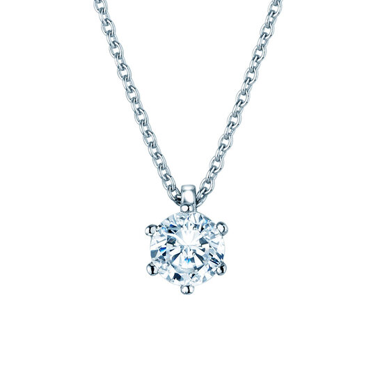 Anhänger Classic Labordiamant in 9K Weißgold mit Labordiamant 1,00ct E/VS