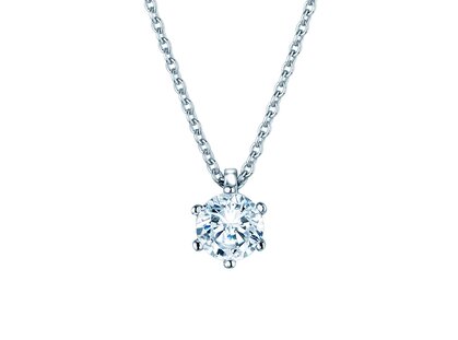 Anhänger Classic in 18K Weißgold