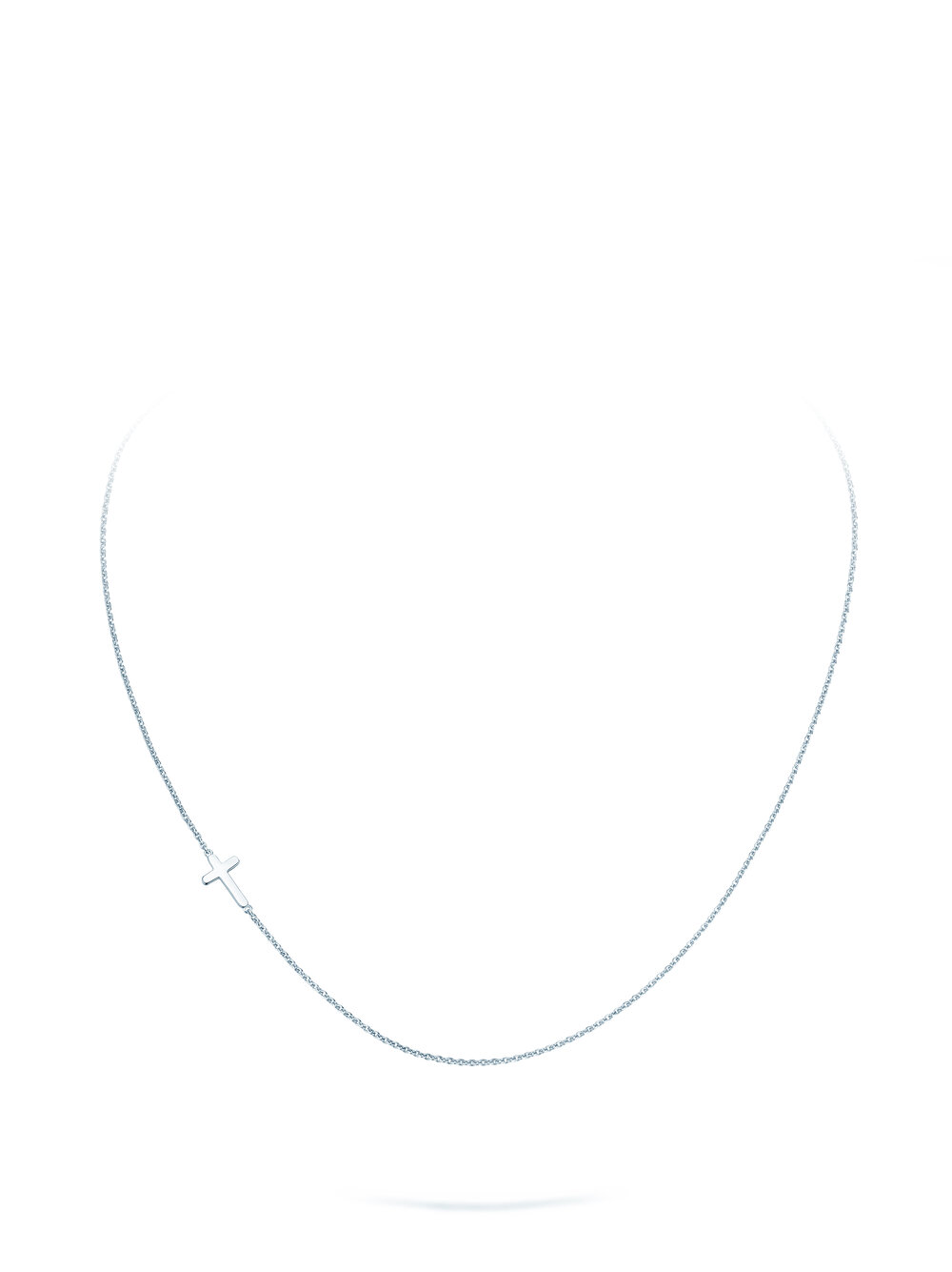 Halskette Cross in Silber 925/- poliert