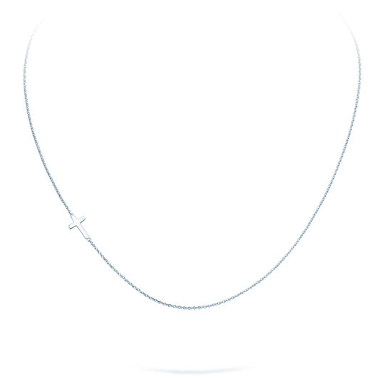 Halskette Cross in Silber 925/- poliert