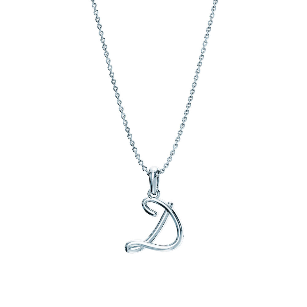 Buchstaben-Anhänger Dalí in Silber 925/-