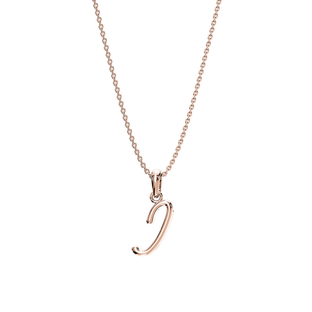 Buchstaben-Anhänger Dalí I in 14K Roségold