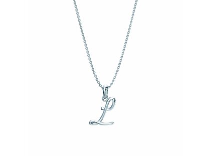 Buchstaben-Anhänger Dalí L in 14K Weißgold