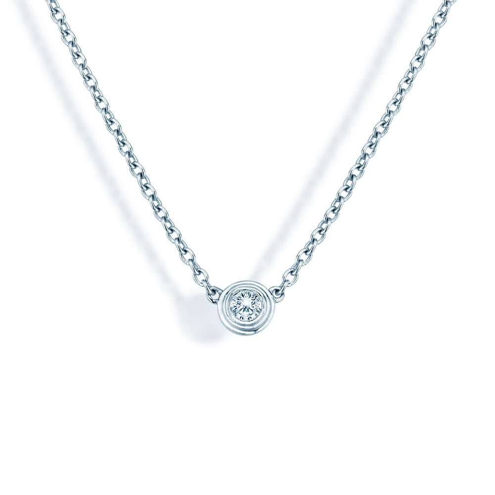 Anhänger Diamond Bowl in 18K Weißgold mit Diamant 0,10ct