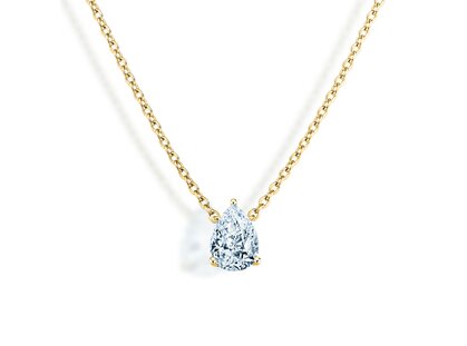 Anhänger Diamond Drop in 18K Gelbgold mit Diamant 0,50ct