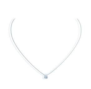 Anhänger Diamond Drop Labordiamant in 9K Weißgold mit Labordiamant 0,15ct E/VS