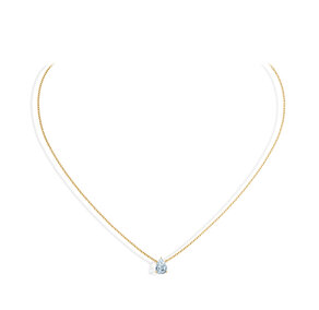 Anhänger Diamond Drop Labordiamant in 9K Gelbgold mit Labordiamant 0,15ct E/VS