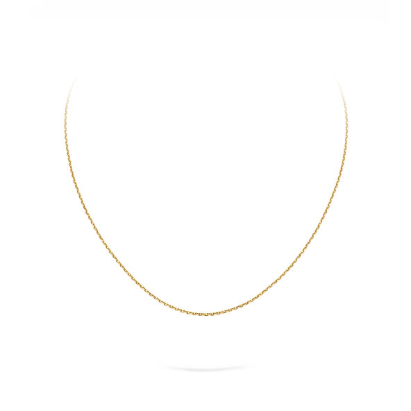 Ankerkette Edge in 14K Gelbgold 45cm 1,3mm