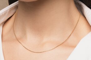 Ankerkette Edge in Silber 925/- 45cm 1,3mm