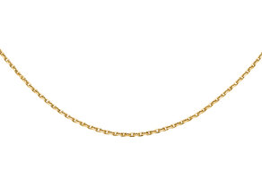 Ankerkette Edge in 14K Gelbgold 45cm 1,3mm