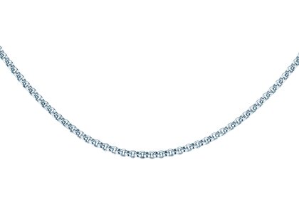 Erbsenkette in Silber 925/- 45cm 2,5mm