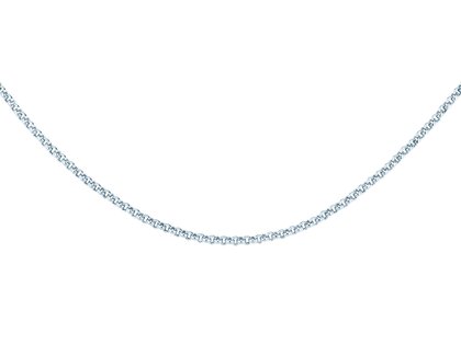Erbsenkette in Silber 925/- 45cm 1,5mm