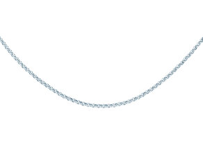 Erbsenkette in Silber 925/- 45cm 1,5mm