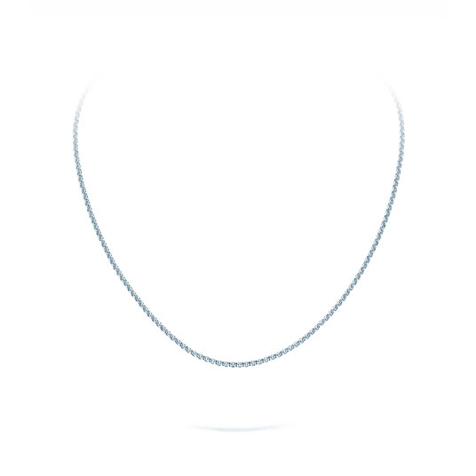 Erbsenkette in Silber 925/- 45cm 2,5mm