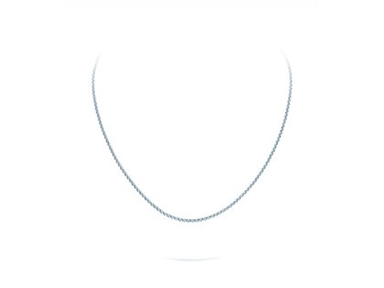 Erbsenkette in Silber 925/- 45cm 2,5mm