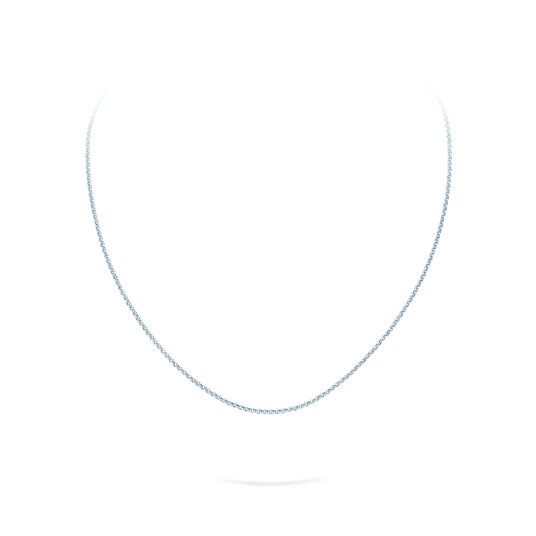 Erbsenkette in Silber 925/- 45cm 1,5mm