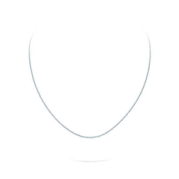 Erbsenkette in Silber 925/- 45cm 1,5mm