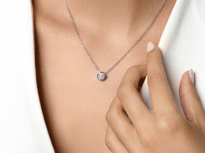 Anhänger Eternal in 9K Gelbgold mit Diamant 1,00ct G/SI