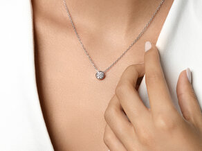 Anhänger Eternal in 9K Gelbgold mit Diamant 1,00ct G/SI