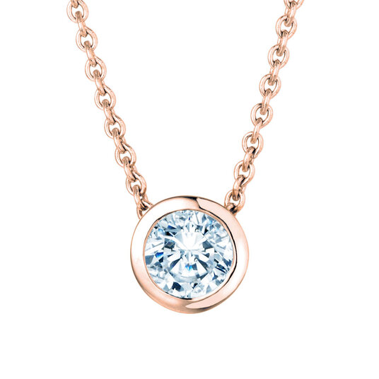 Anhänger Eternal Labordiamant in 18K Roségold mit Labordiamant 1,00ct E/VS