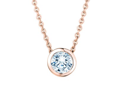 Anhänger Eternal Labordiamant in 18K Roségold mit Labordiamant 1,00ct E/VS