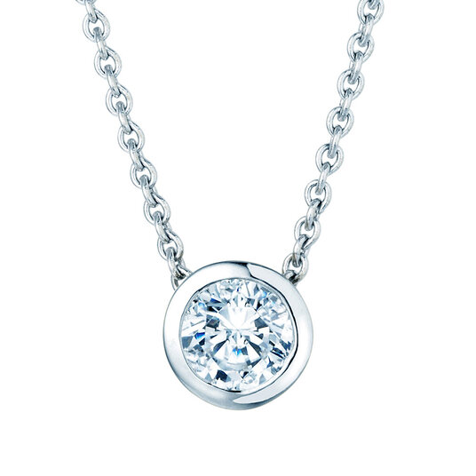 Anhänger Eternal Labordiamant in 14K Weißgold mit Labordiamant 1,00ct E/VS