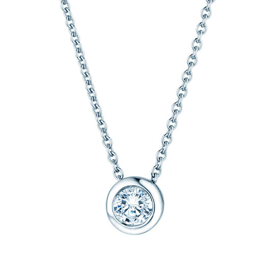 Anhänger Eternal Labordiamant in 9K Weißgold mit Labordiamant 0,15ct E/VS