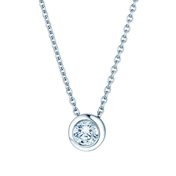 Anhänger Eternal Labordiamant in 9K Weißgold mit Labordiamant 0,15ct E/VS