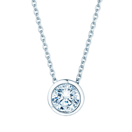 Anhänger Eternal in 14K Weißgold mit Diamant 0,70ct G/SI