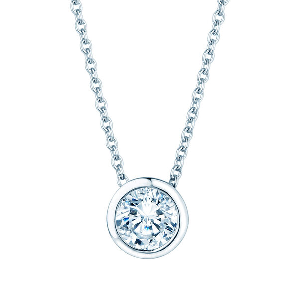 Anhänger Eternal in 14K Weißgold mit Diamant 0,70ct G/SI