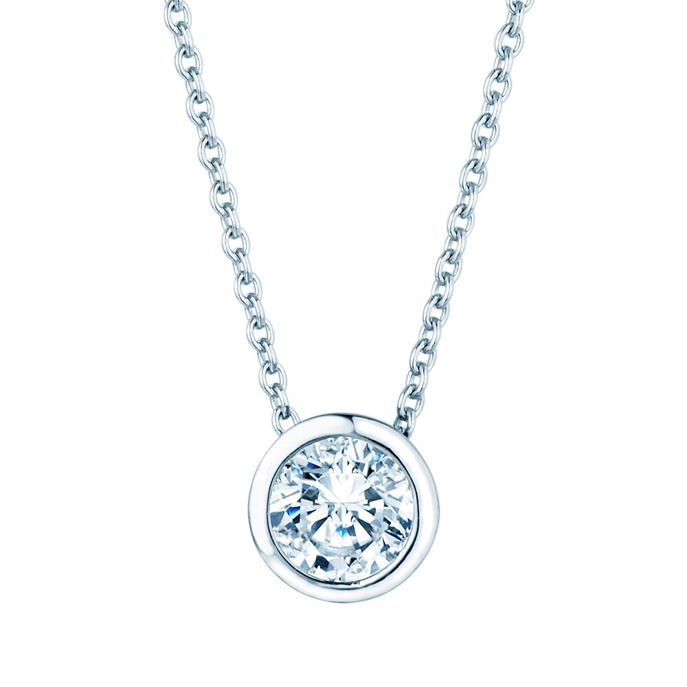 Anhänger Eternal in Platin 950/- mit Diamant 0,40ct G/SI