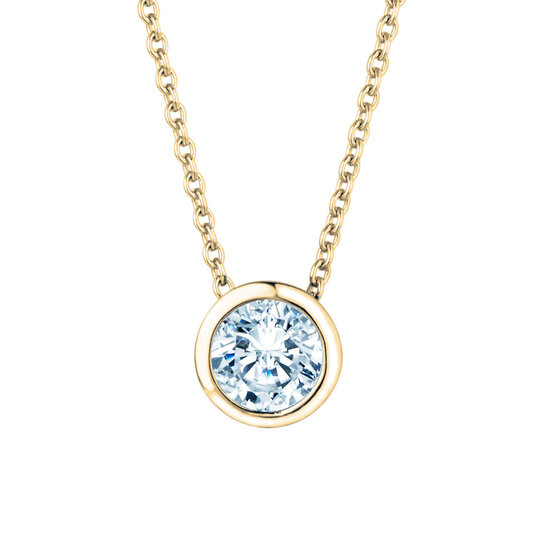 Anhänger Eternal in 14K Gelbgold mit Diamant 0,70ct GSI G/SI