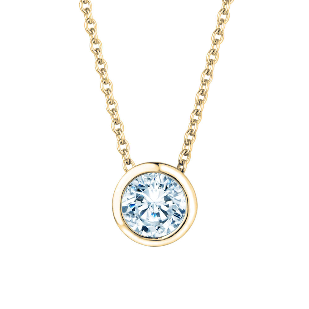 Anhänger Eternal in 14K Gelbgold mit Diamant 0,70ct G/SI