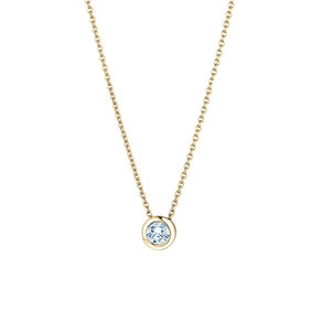Anhänger Eternal Labordiamant in 9K Gelbgold mit Labordiamant 0,15ct E/VS