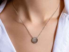 Halskette Leo in 14K Roségold poliert