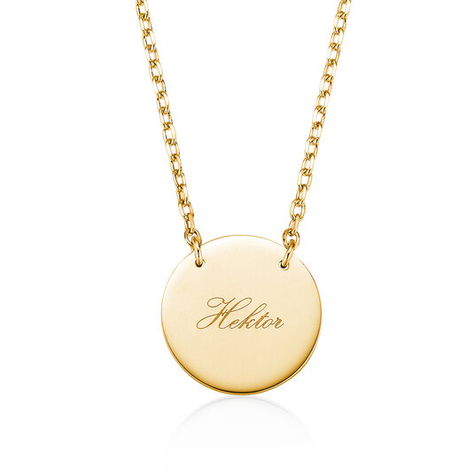 Halskette Leo in 14K Gelbgold poliert
