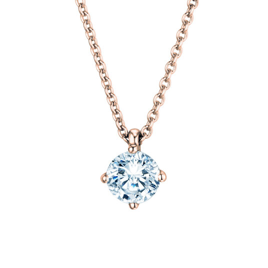 Anhänger Modern Labordiamant in 14K Roségold