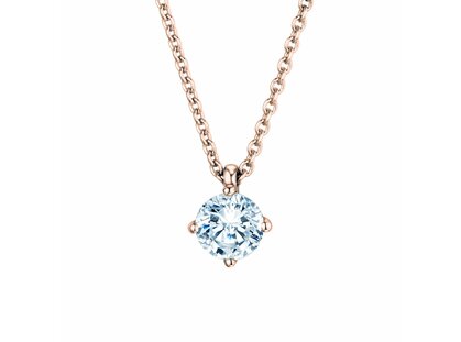 Anhänger Modern Labordiamant in 9K Roségold mit Labordiamant 2,50ct E/VS