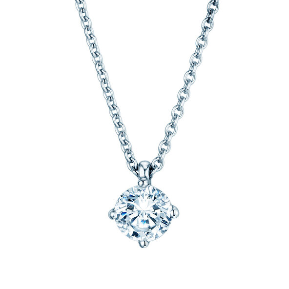 Anhänger Modern in 14K Weißgold mit Diamant 0,70ct GSI G/SI