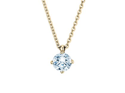 Anhänger Modern Labordiamant in 9K Gelbgold mit Labordiamant 0,75ct E/VS