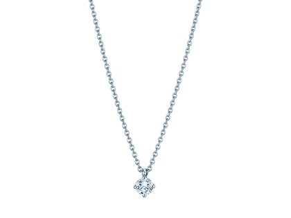 Anhänger Modern Labordiamant in 14K Weißgold mit Labordiamant 0,25ct E/VS