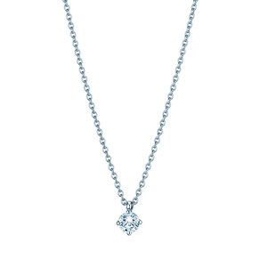 Anhänger Modern Labordiamant in 14K Weißgold mit Labordiamant 0,25ct E/VS