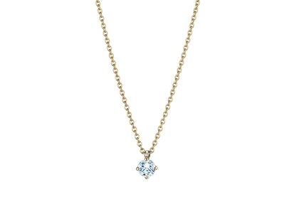 Anhänger Modern Labordiamant in 14K Gelbgold mit Labordiamant 0,25ct E/VS