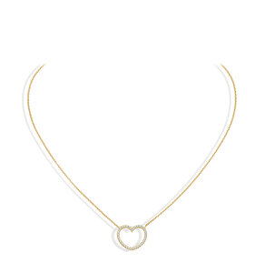 Anhänger My Heart in 14K Gelbgold mit Diamanten 0,19ct