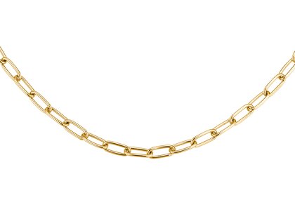 Halskette Paper Clip Oval in 14K Gelbgold 45cm 4,0mm