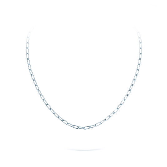 Halskette Paper Clip Oval in Silber 925/- 45cm 4,0mm