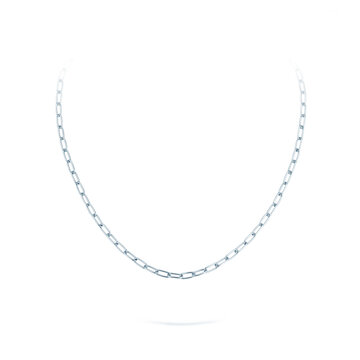 Halskette Paper Clip Oval